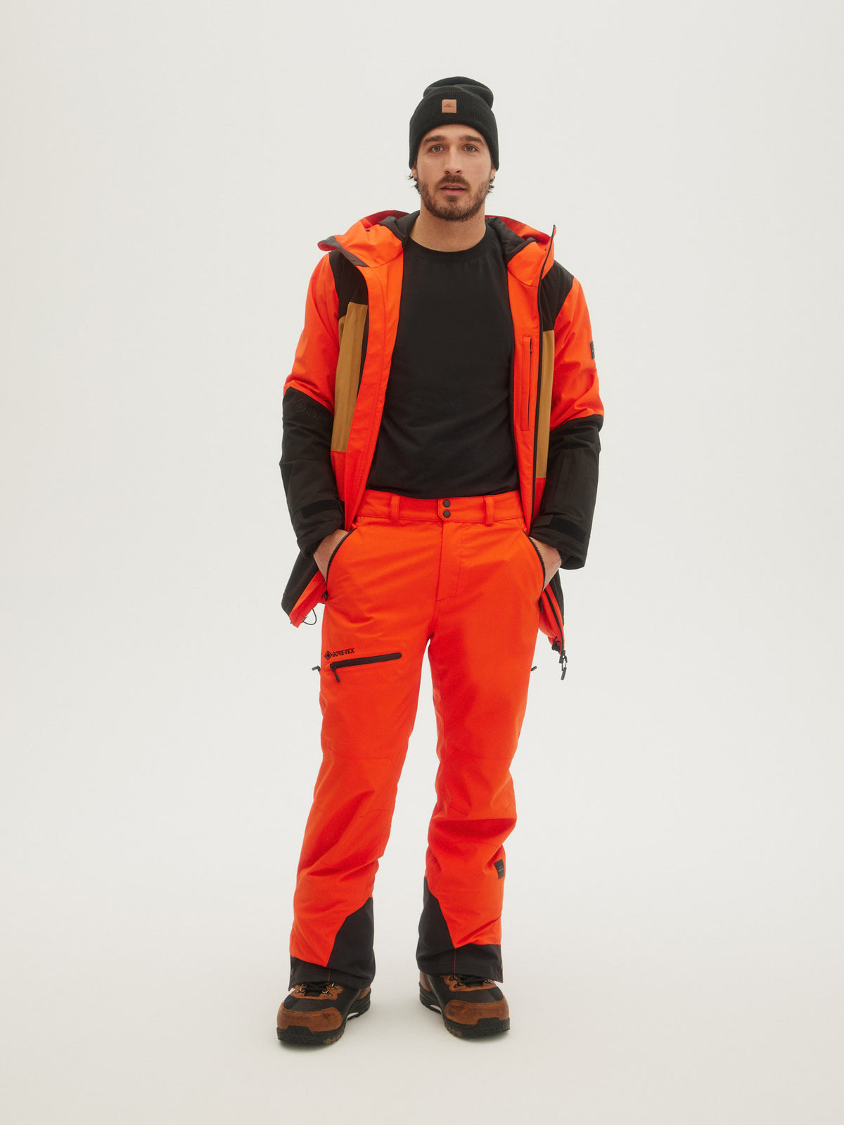 O'Neill Mens Gtx Mtn Madness Pants in Cherry Tomato