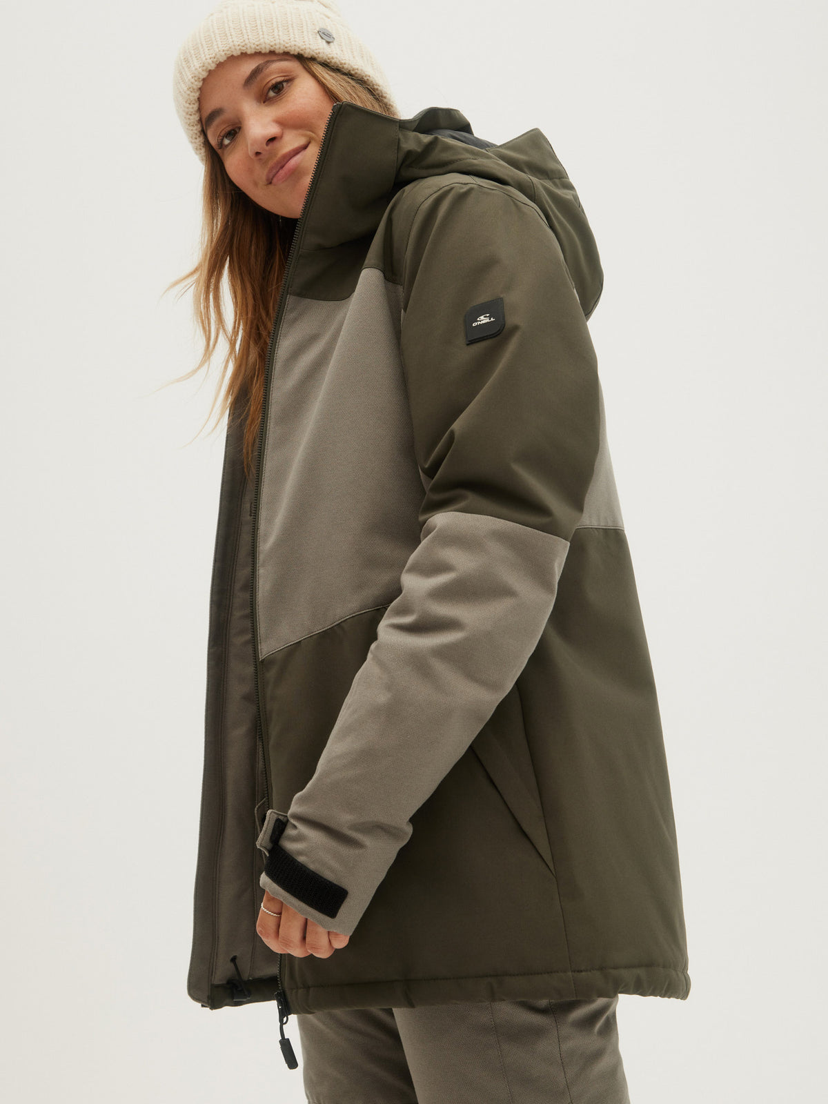 O'Neill Ladies Halo Jacket in Army Green
