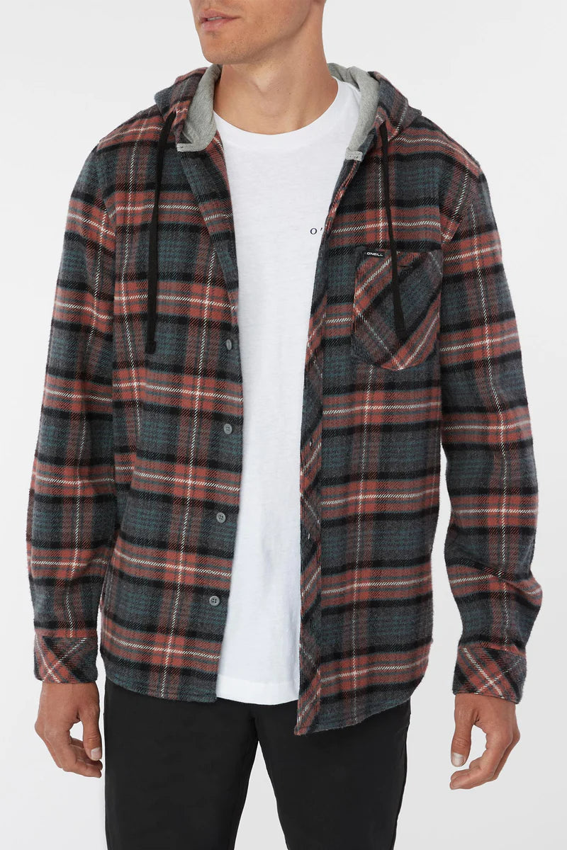 CLAYTON HOOD HOODED FLANNEL