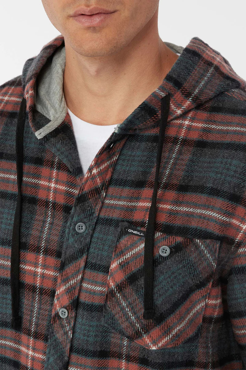 CLAYTON HOOD HOODED FLANNEL