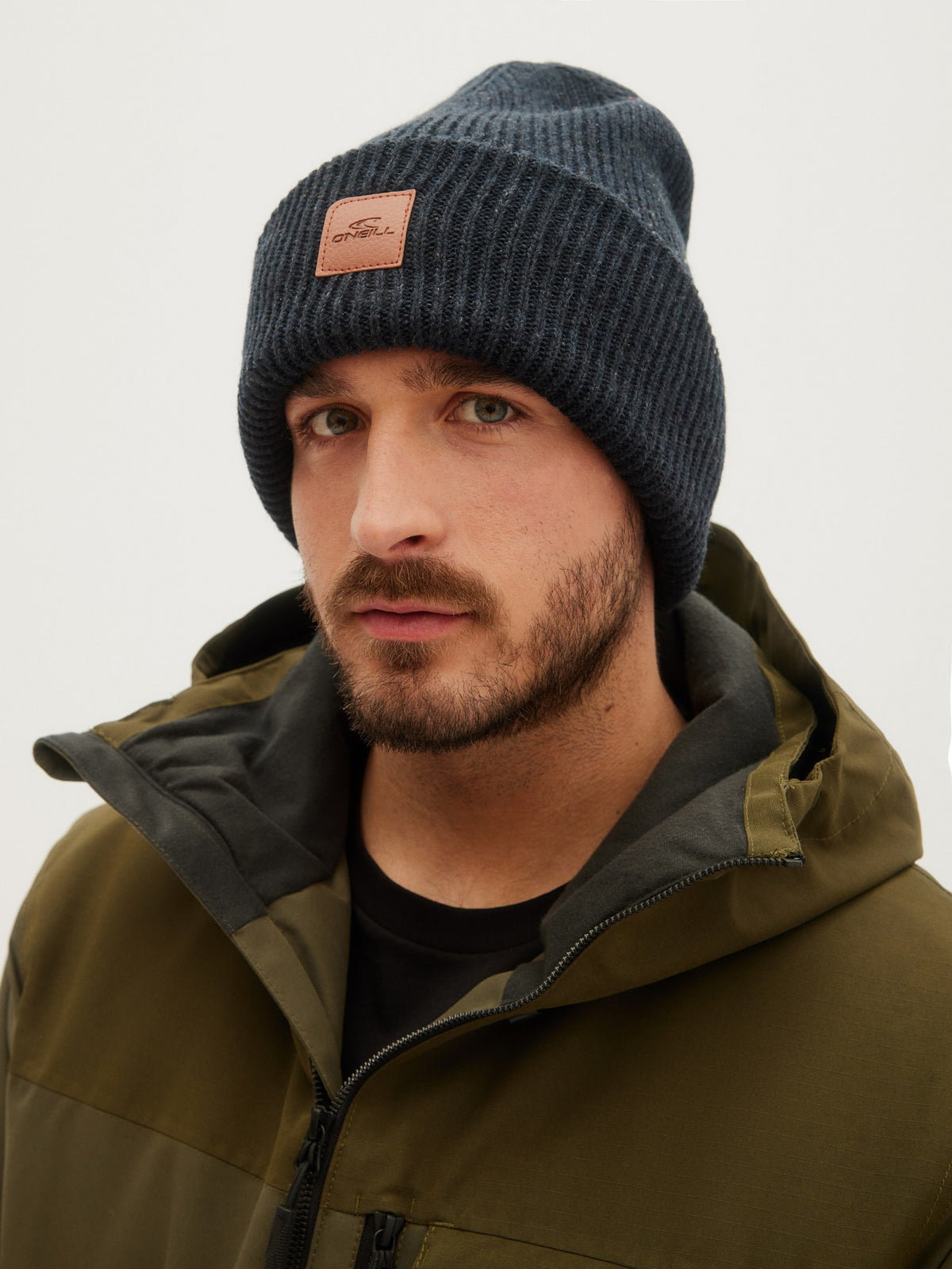 O'Neill Mens Melange Beanie in Ink Blue