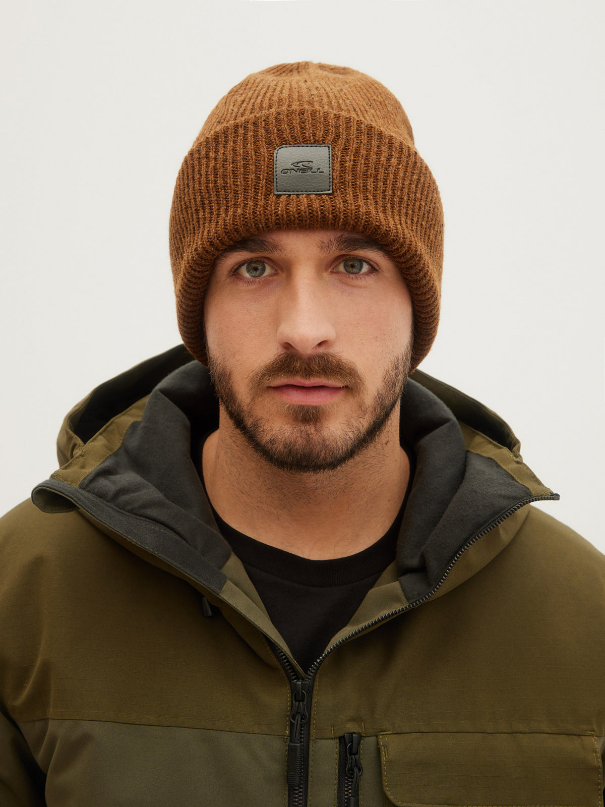O'Neill Mens Melange Beanie in Toffee