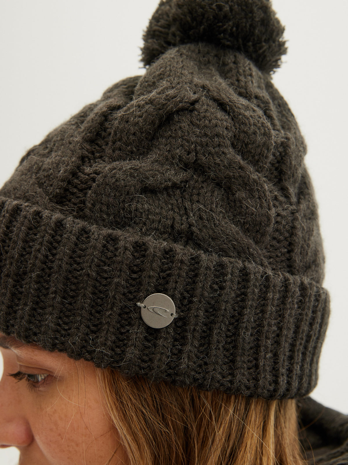 O'Neill Ladies Nora Wool Beanie in Black Out