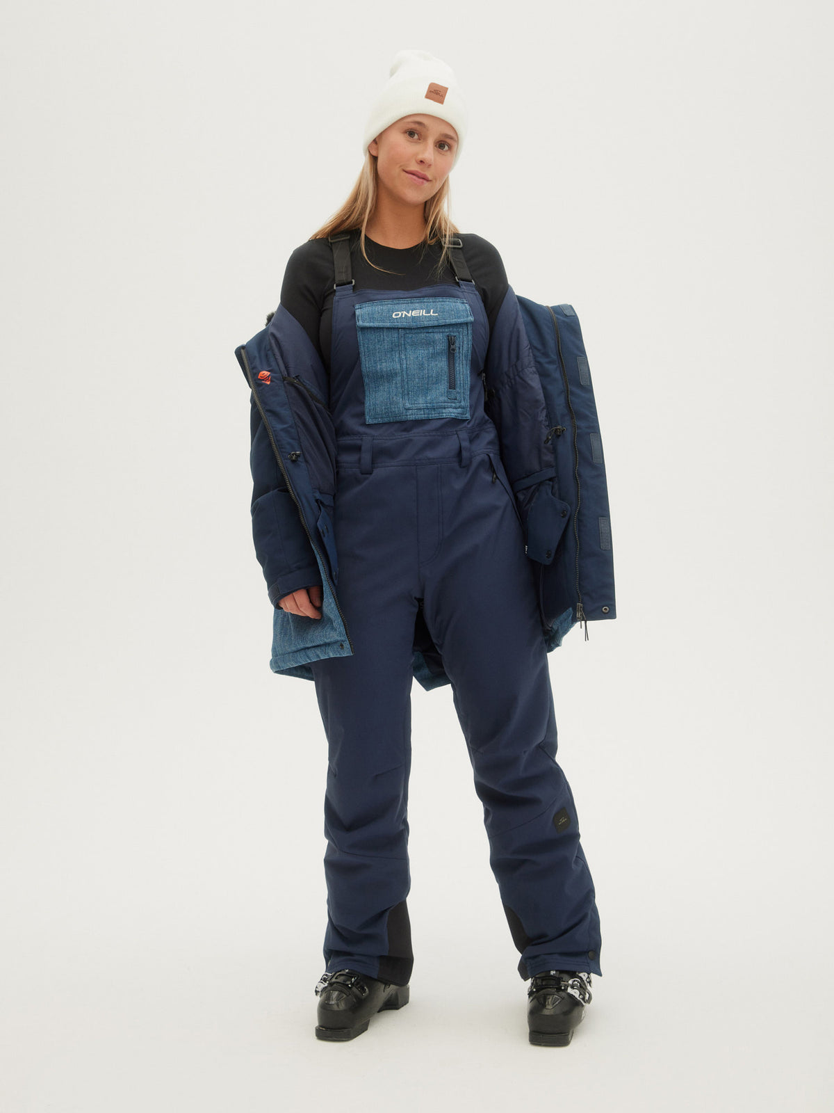 O'Neill Ladies O'Riginal Bib Pants in Ink Blue