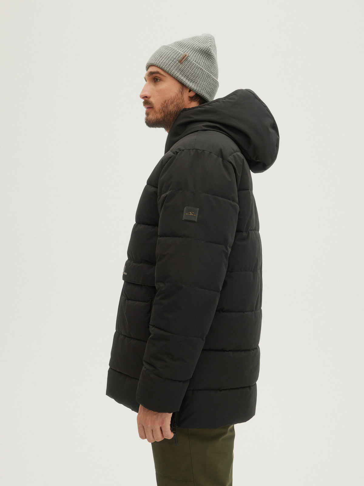 O'Neill Mens O'Riginal Puff Anorak in Black Out