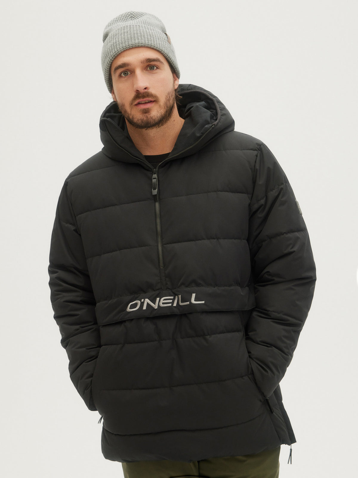 O'Neill Mens O'Riginal Puff Anorak in Black Out