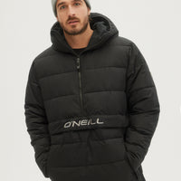 O'Neill Mens O'Riginal Puff Anorak in Black Out
