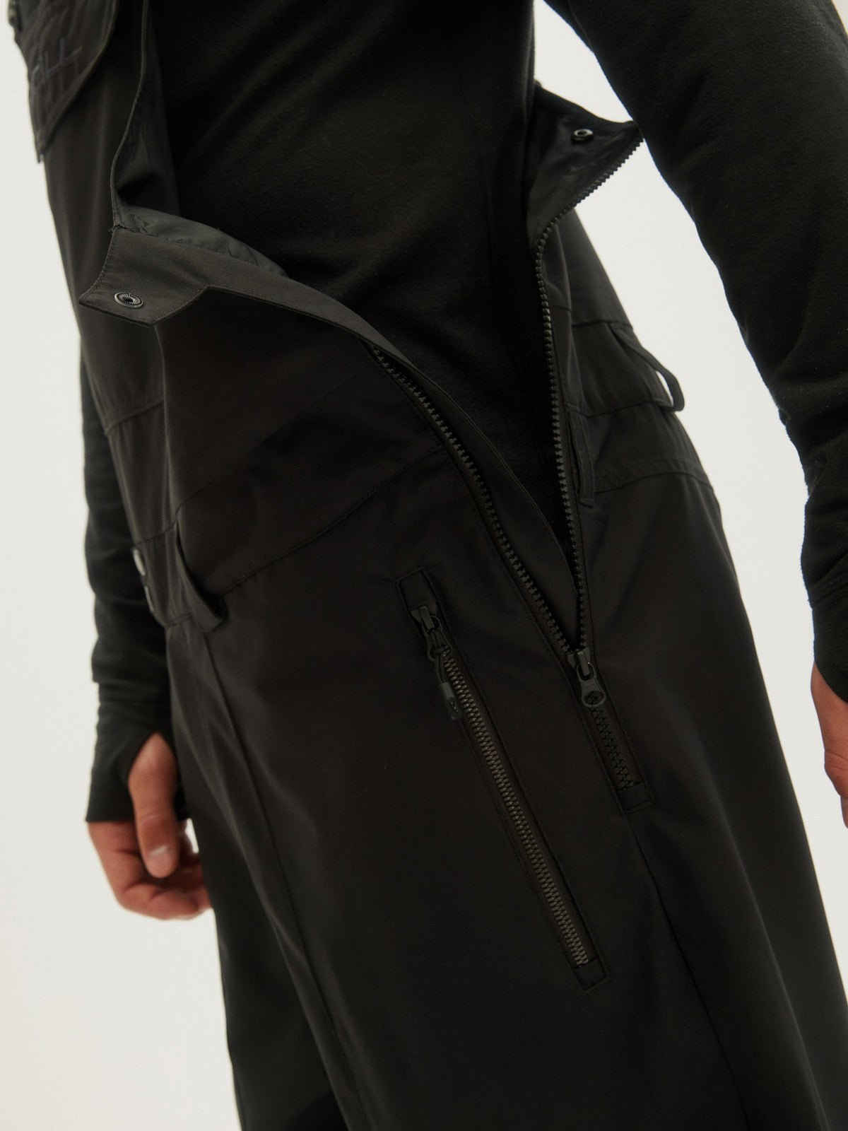 O'Neill Mens Shred Bib Pants in Black Out