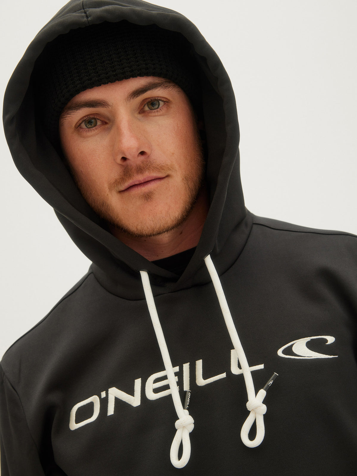 O'Neill Slope Hooded Fleece in Black Out