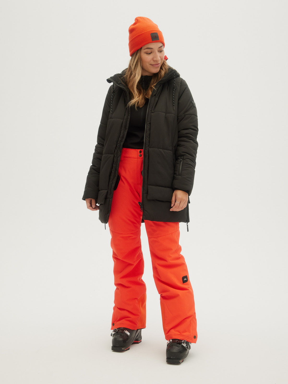 O'Neill Ladies Star Insulated Pants in Cherry Tomato