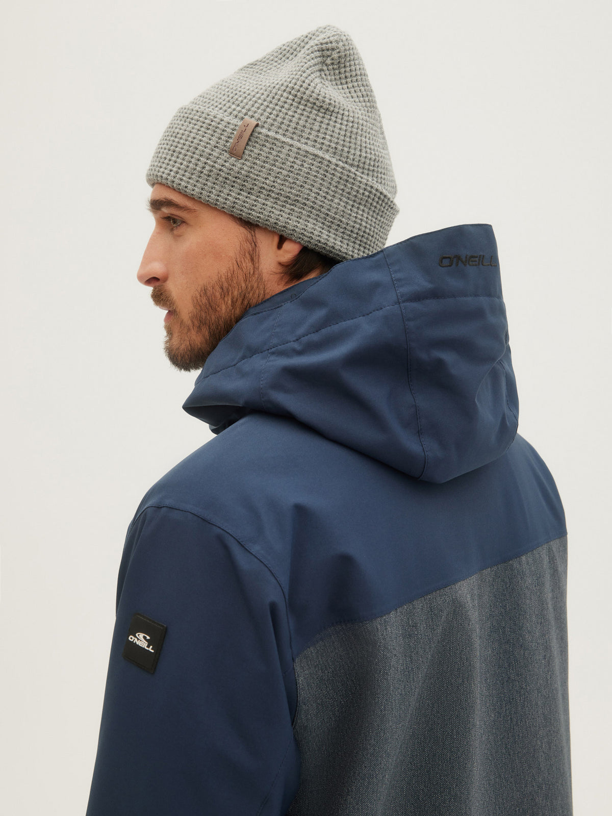 O'Neill Mens Texture Jacket in Ink Blue