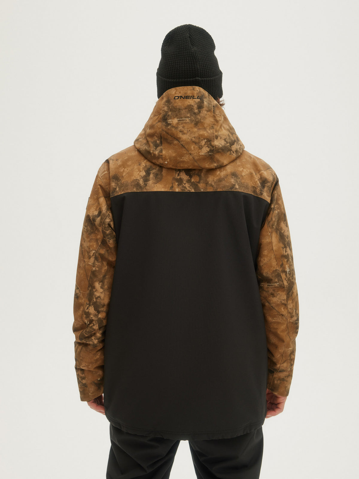 O'Neill Mens Texture Jacket in Beige Aop