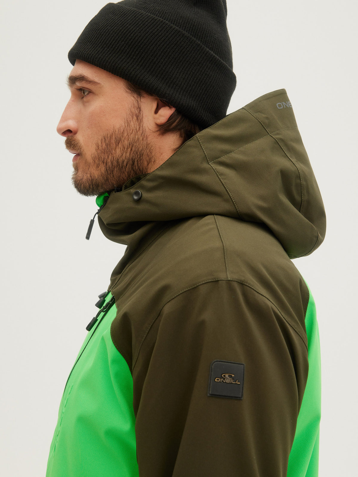 O'Neill Mens Total Disorder Jacket in Poison Green