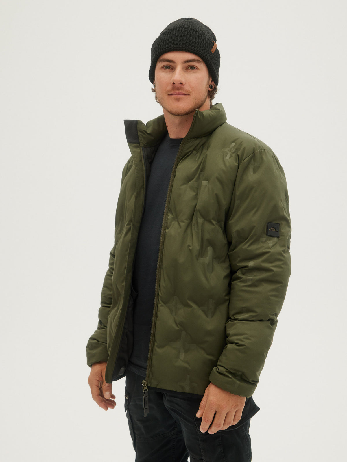 O'Neill Mens Welded Wave Jacket in Forest Night