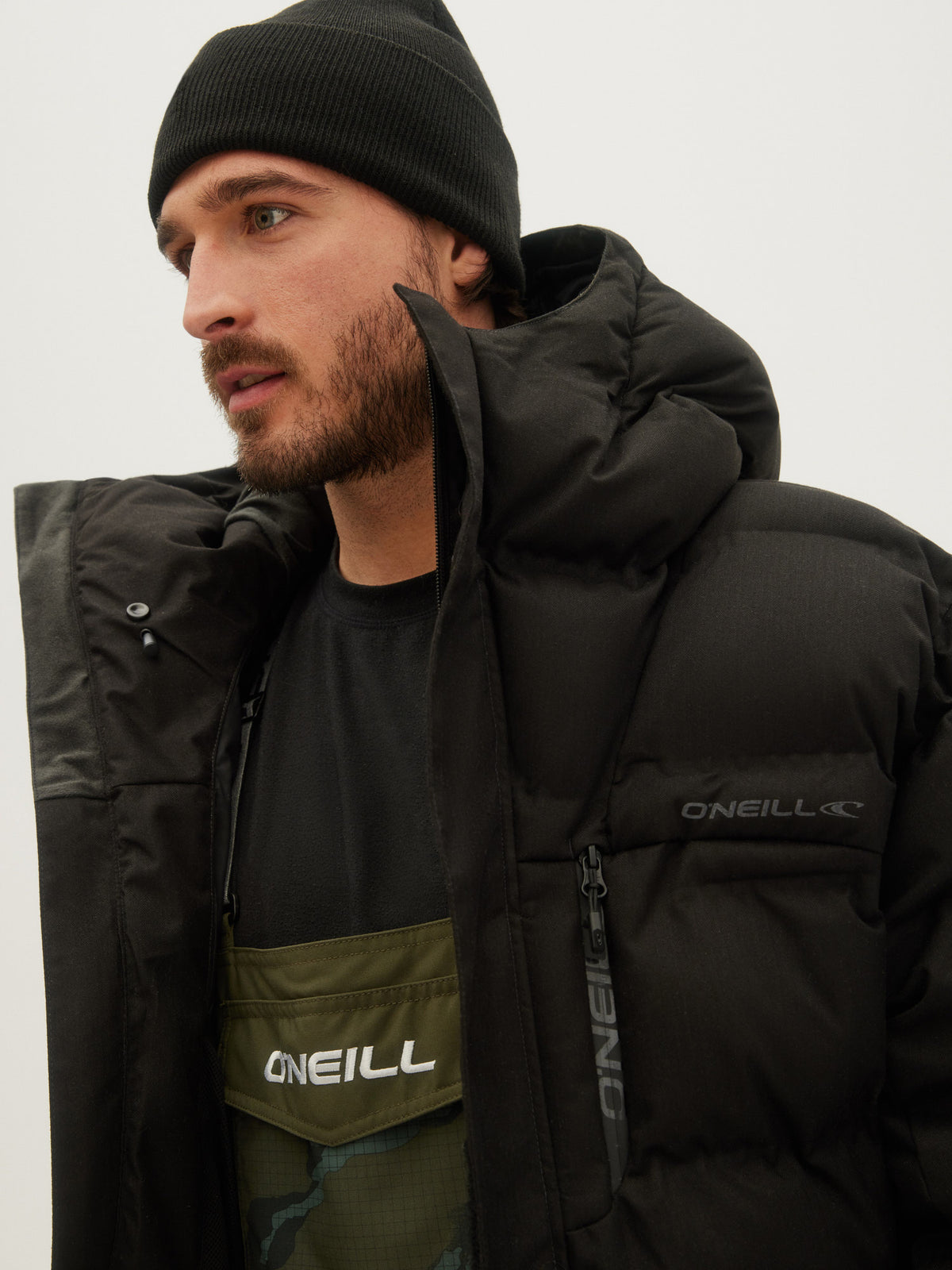 O'Neill Mens Xtrm Mountain Jacket in Black Out