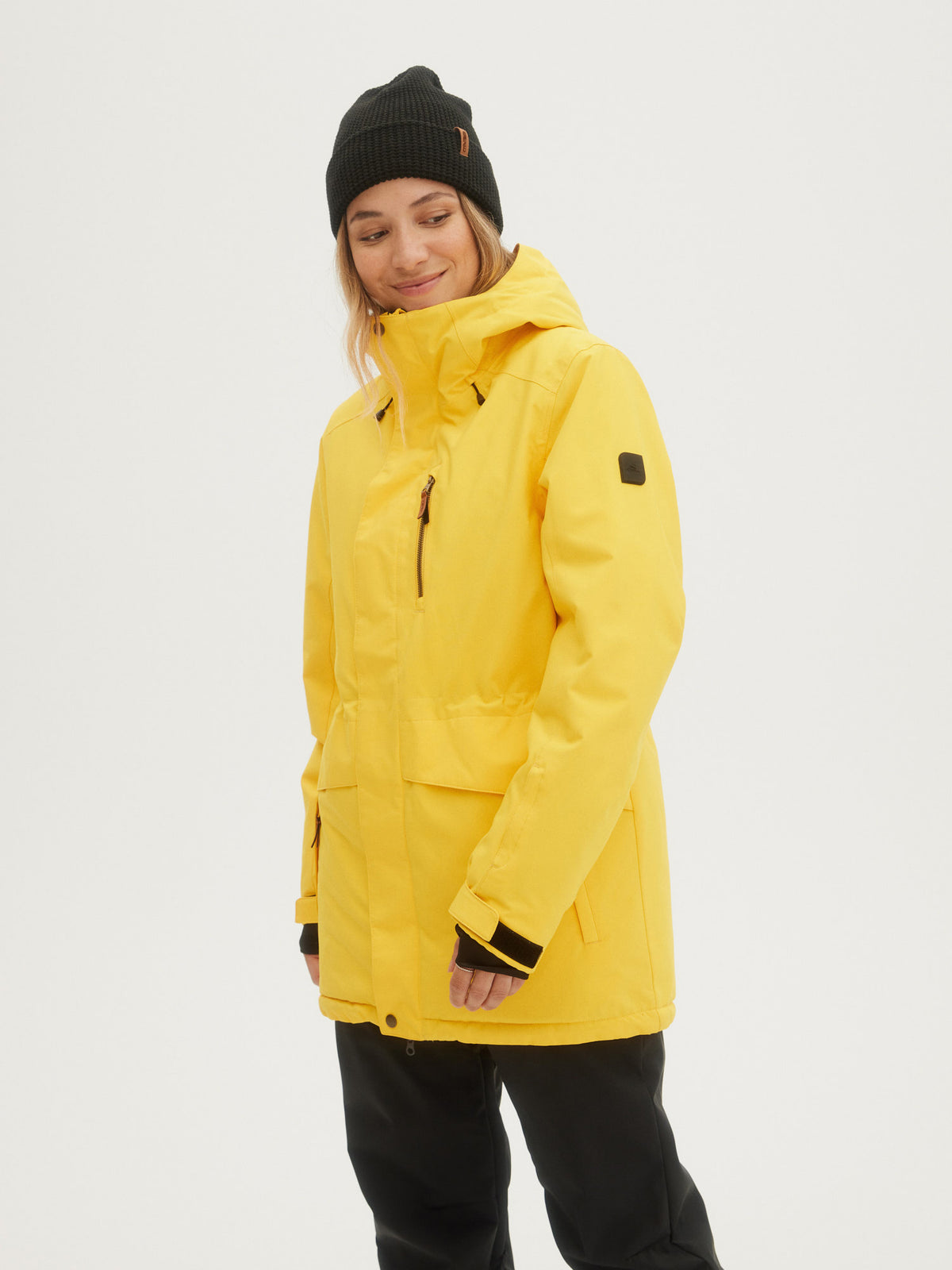 O'Neill Ladies Zeolite Jacket in Chrome Yellow