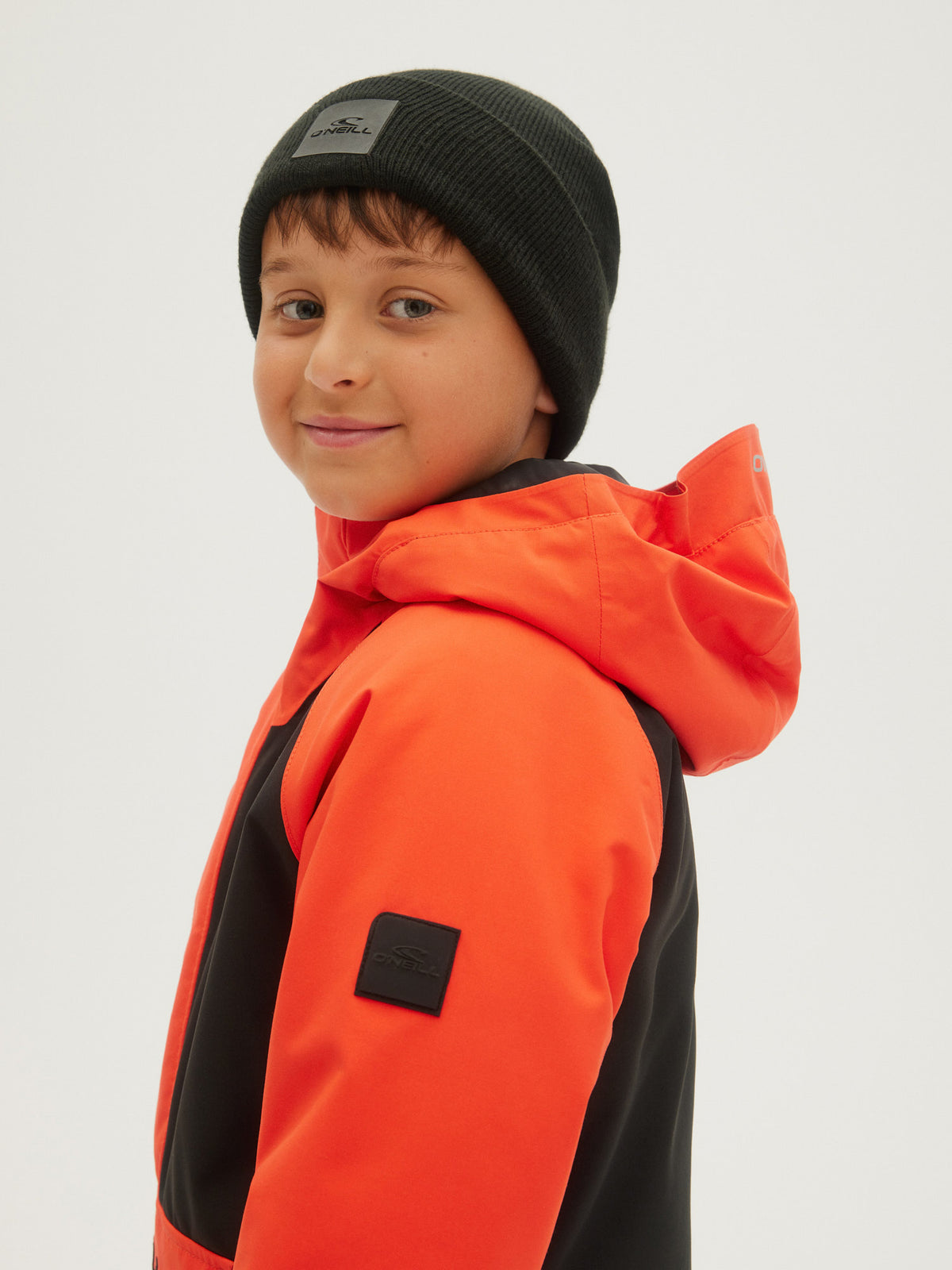 O'Neill Boys Anorak Jacket in Cherry Tomato