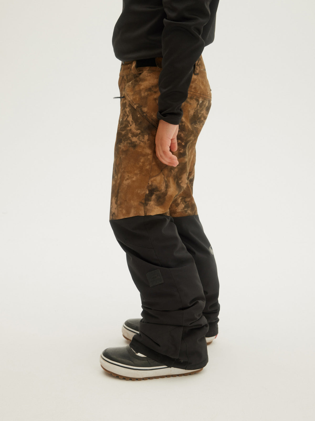 O'Neill Boys Anvil Colorblock Pants in Beige Aop