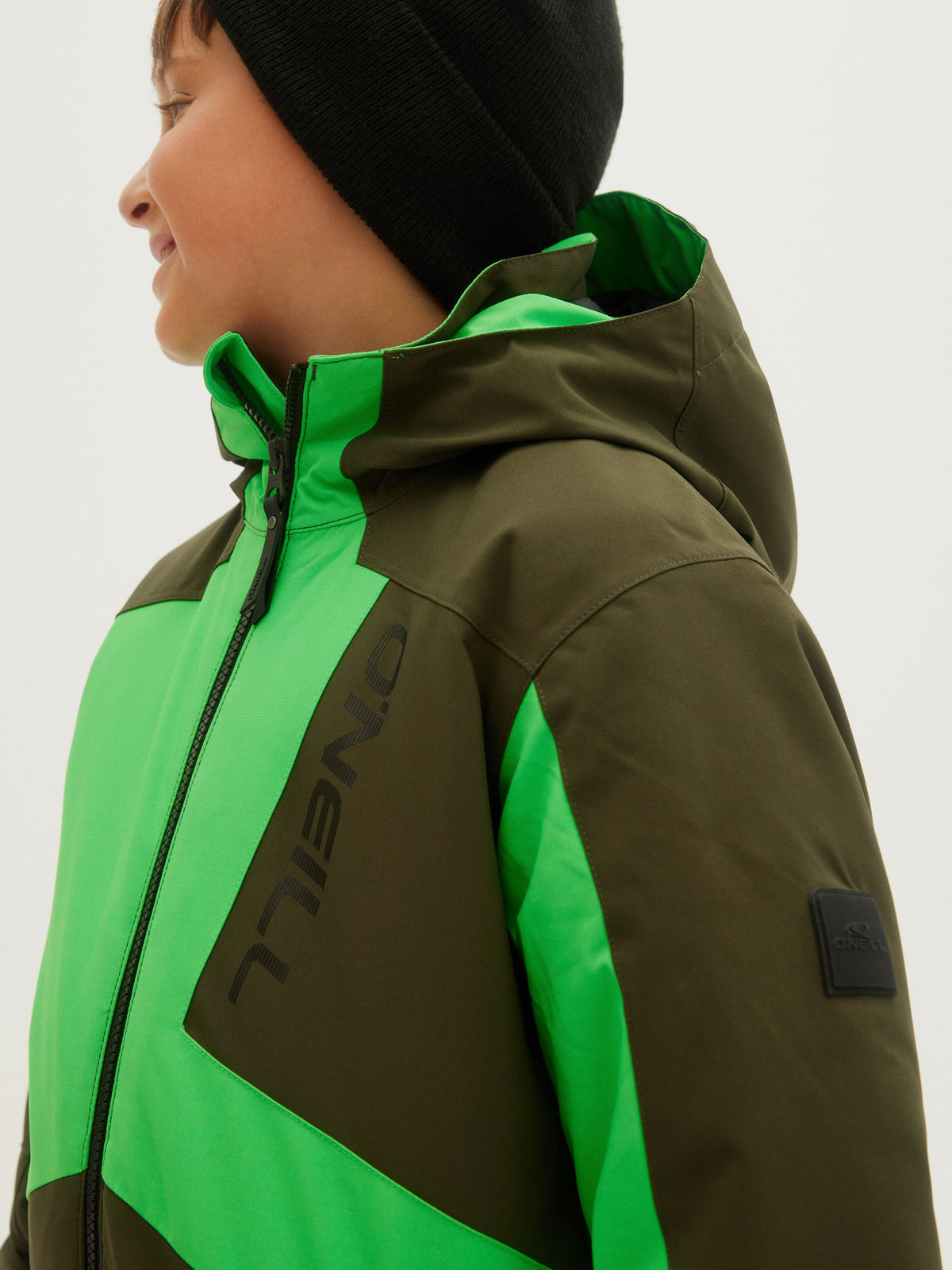 O'Neill Boys Hammer Jacket in Poison Green