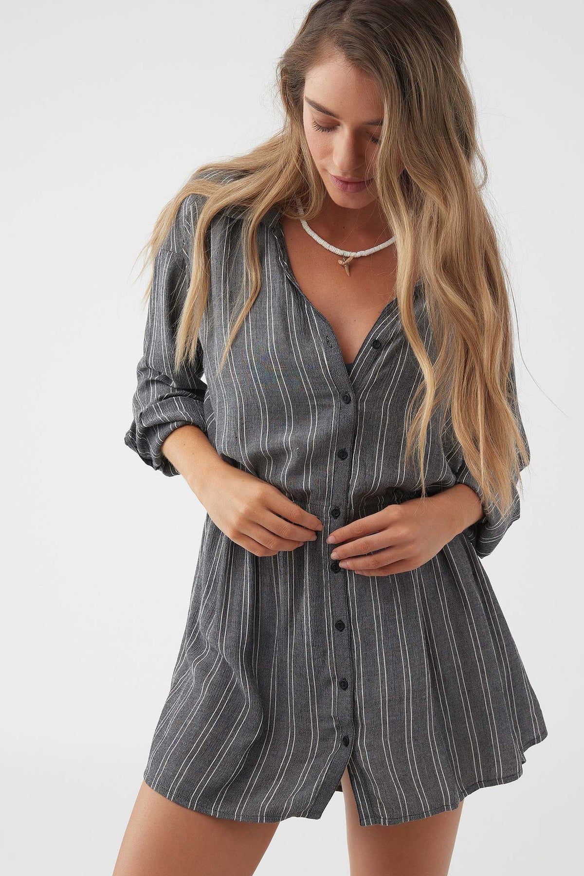 CAMI STRIPE COVER-UP