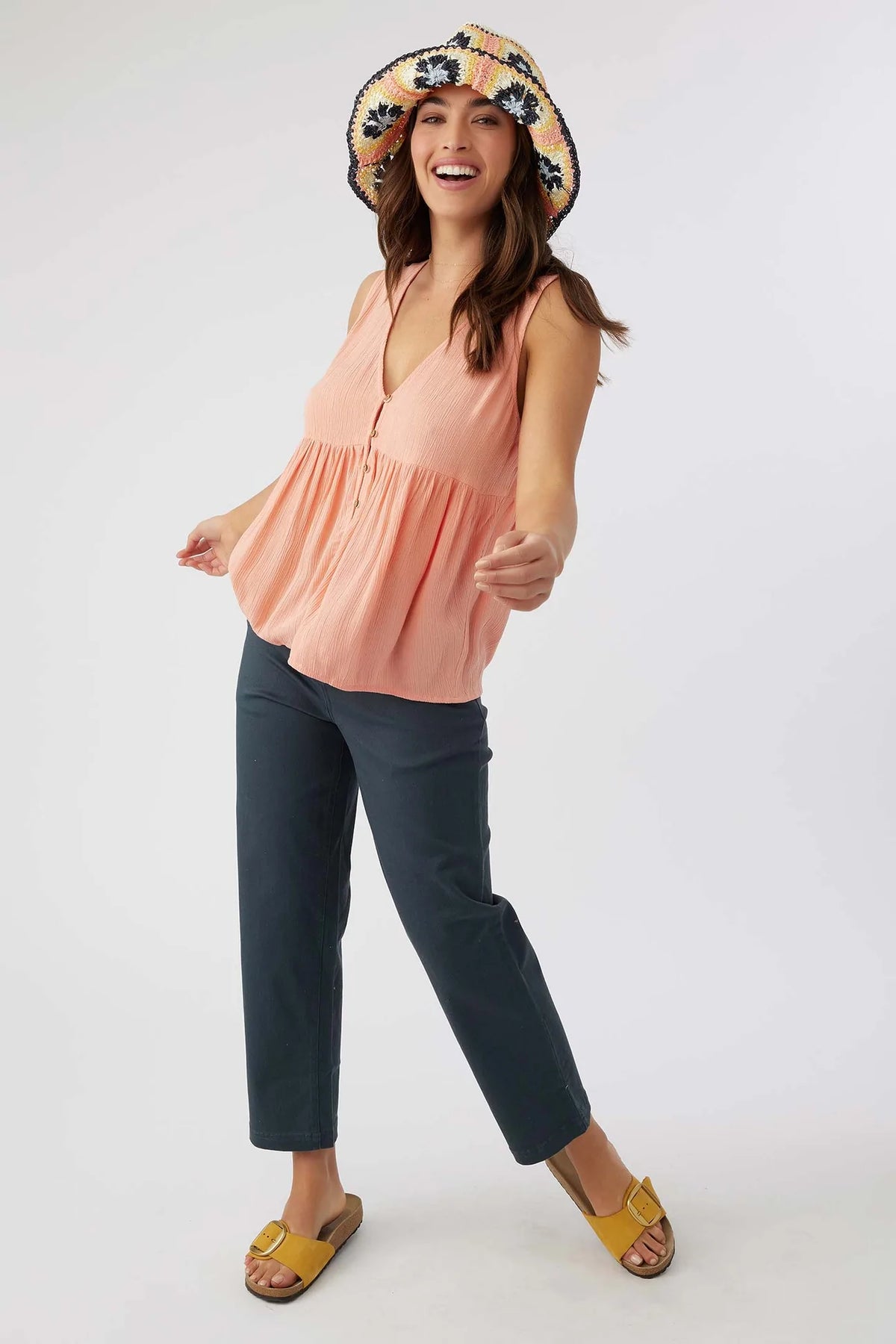 CHRYSTIE SOLID TANK TOP