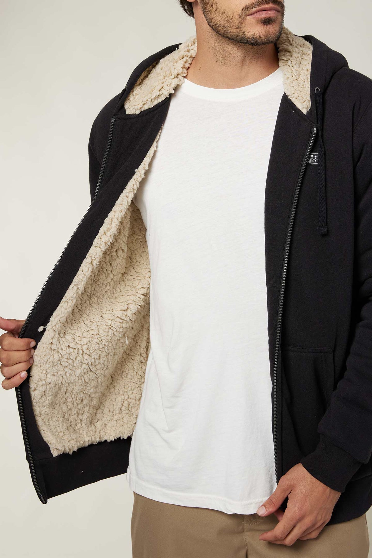 MENS FIFTY TWO SHERPA ZIP HOODIE