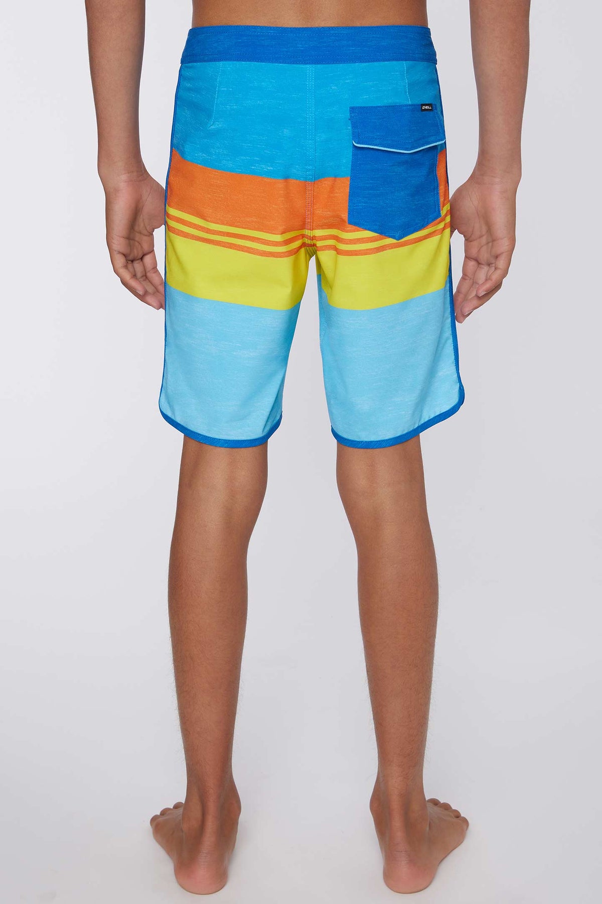 BOY'S FOUR SQUARE STRETCH BOARDSHORTS