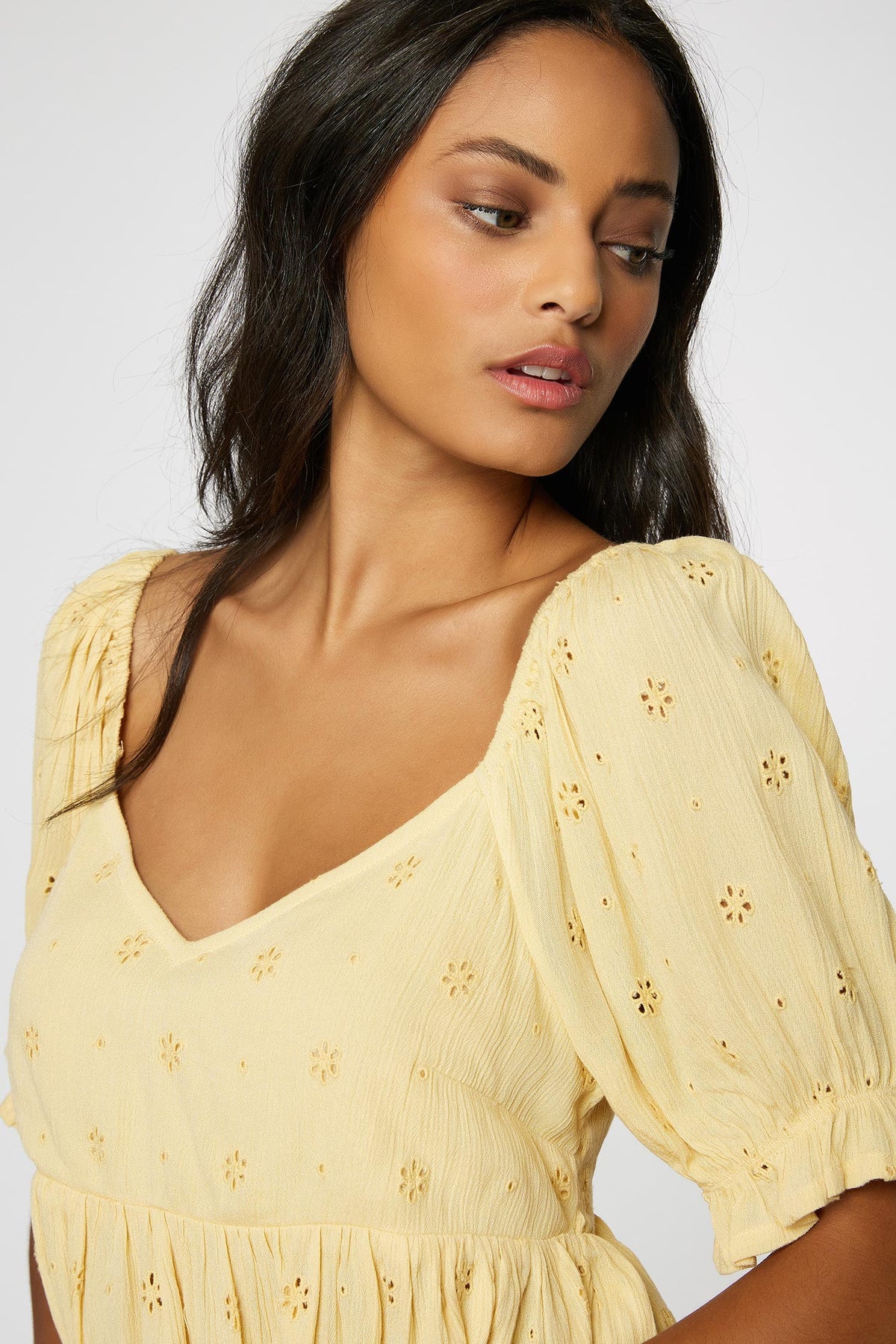 LADIES ISABEL EYELET TOP