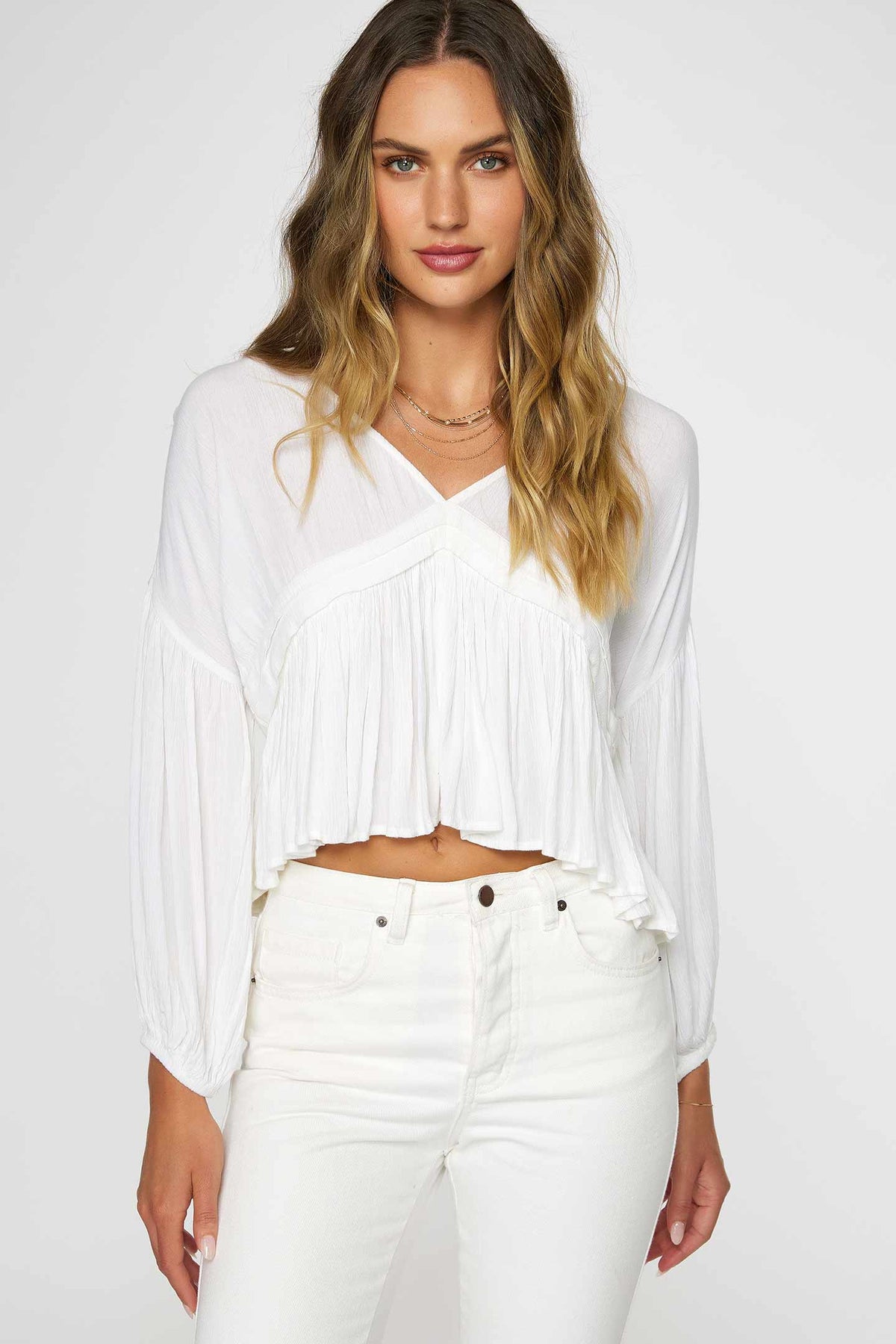 LADIES MARY SOLID TOP