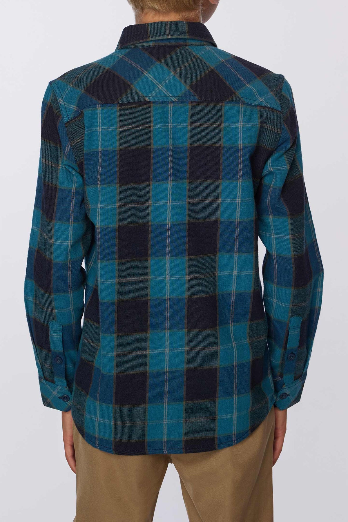 BOYS REDMOND PLAID STRETCH FLANNEL