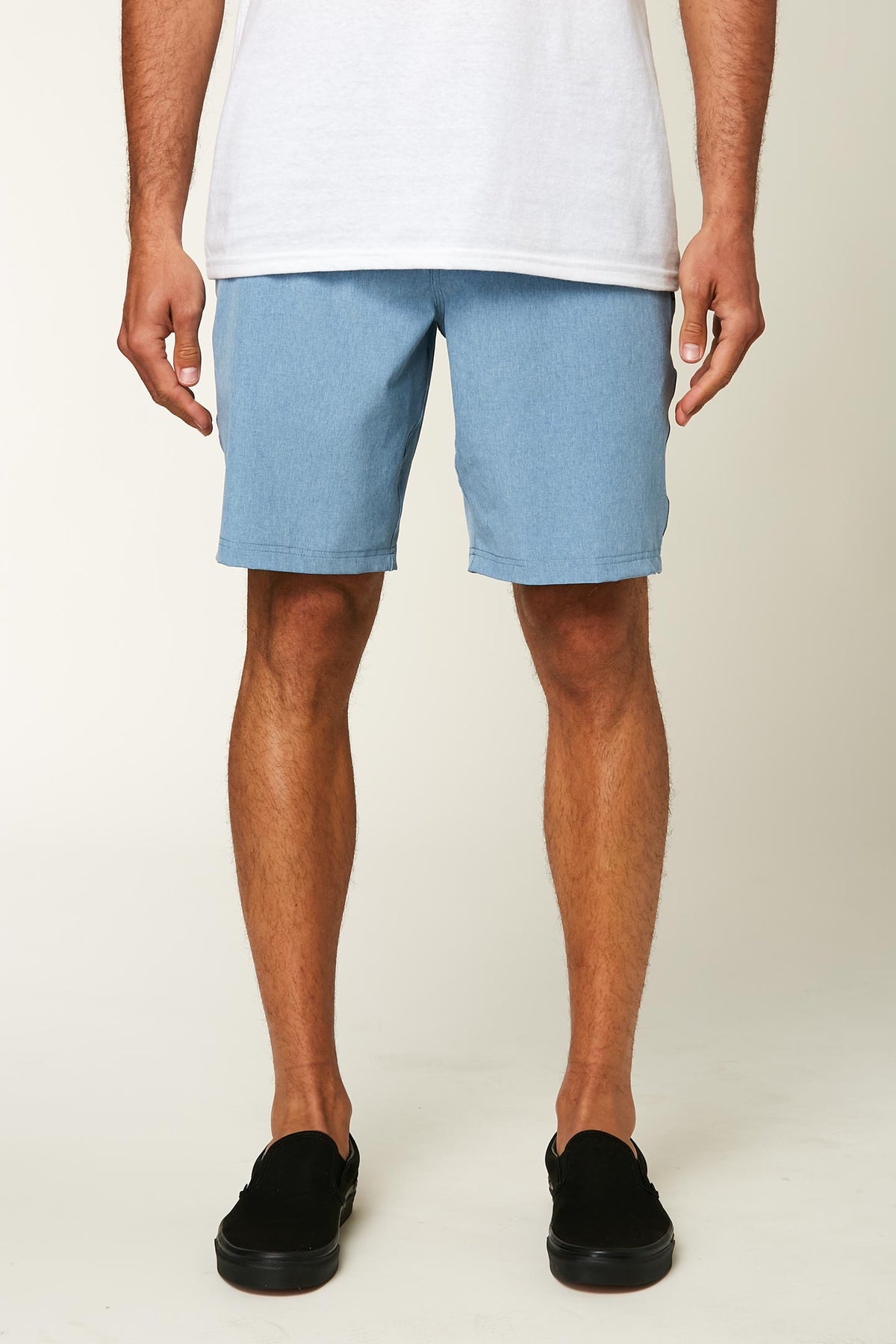 MENS LOADED HEATHER 19'' HYBRID SHORTS