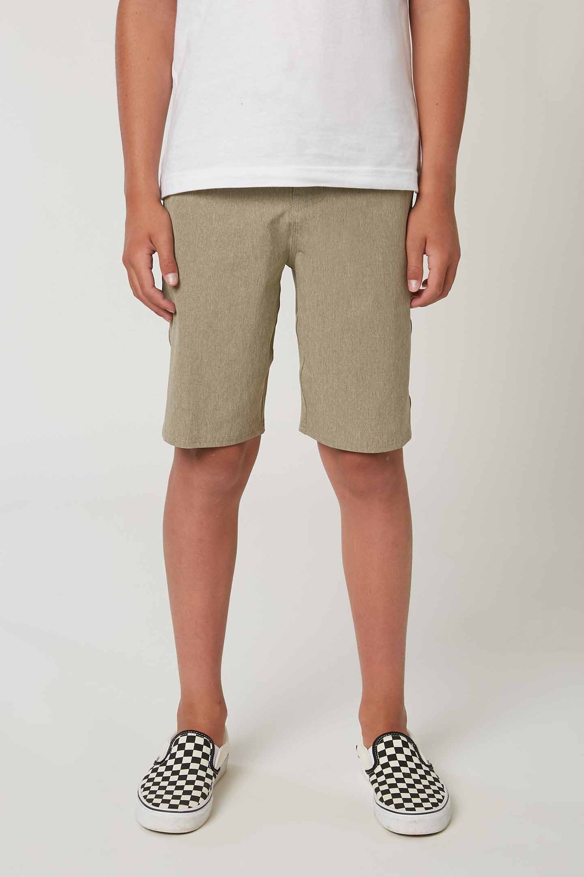BOY'S RESERVE HEATHER HYBRID SHORTS