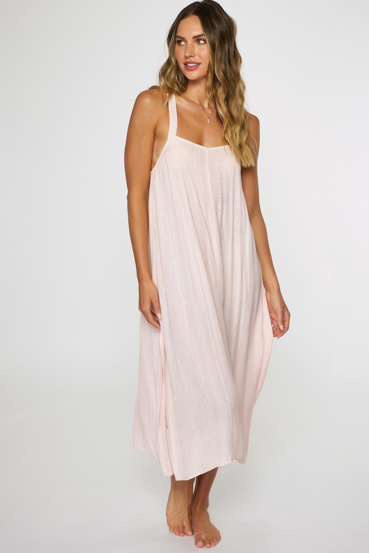 LADIES SALTWATER SOLIDS MIRANDA DRESS COVERUP