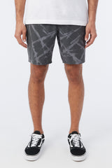 STOCKTON PRINT E-WAIST 18'' HYBRID SHORT