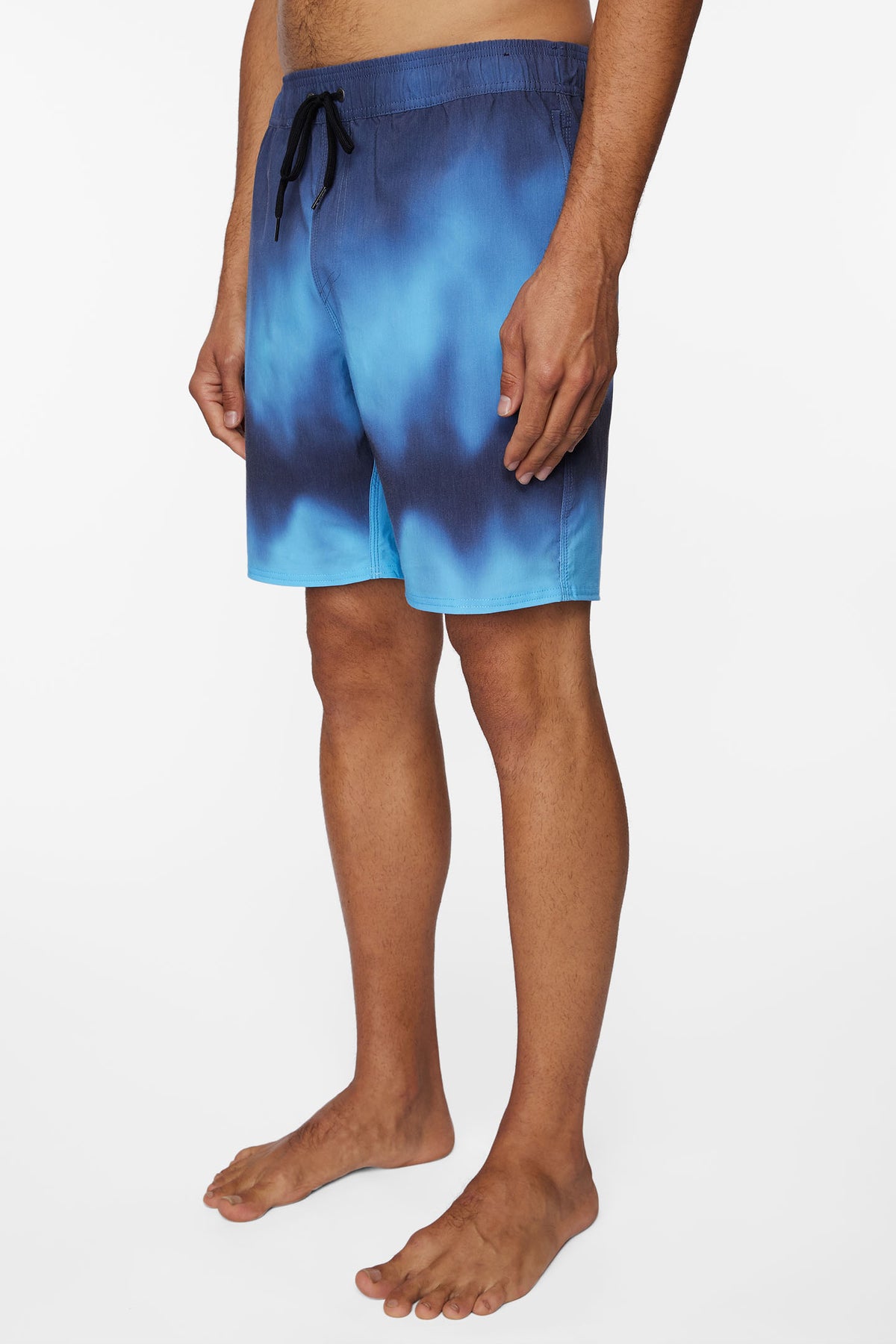 MENS STOCKTON PRINT E- WAIST 19'' HYBRID SHORTS