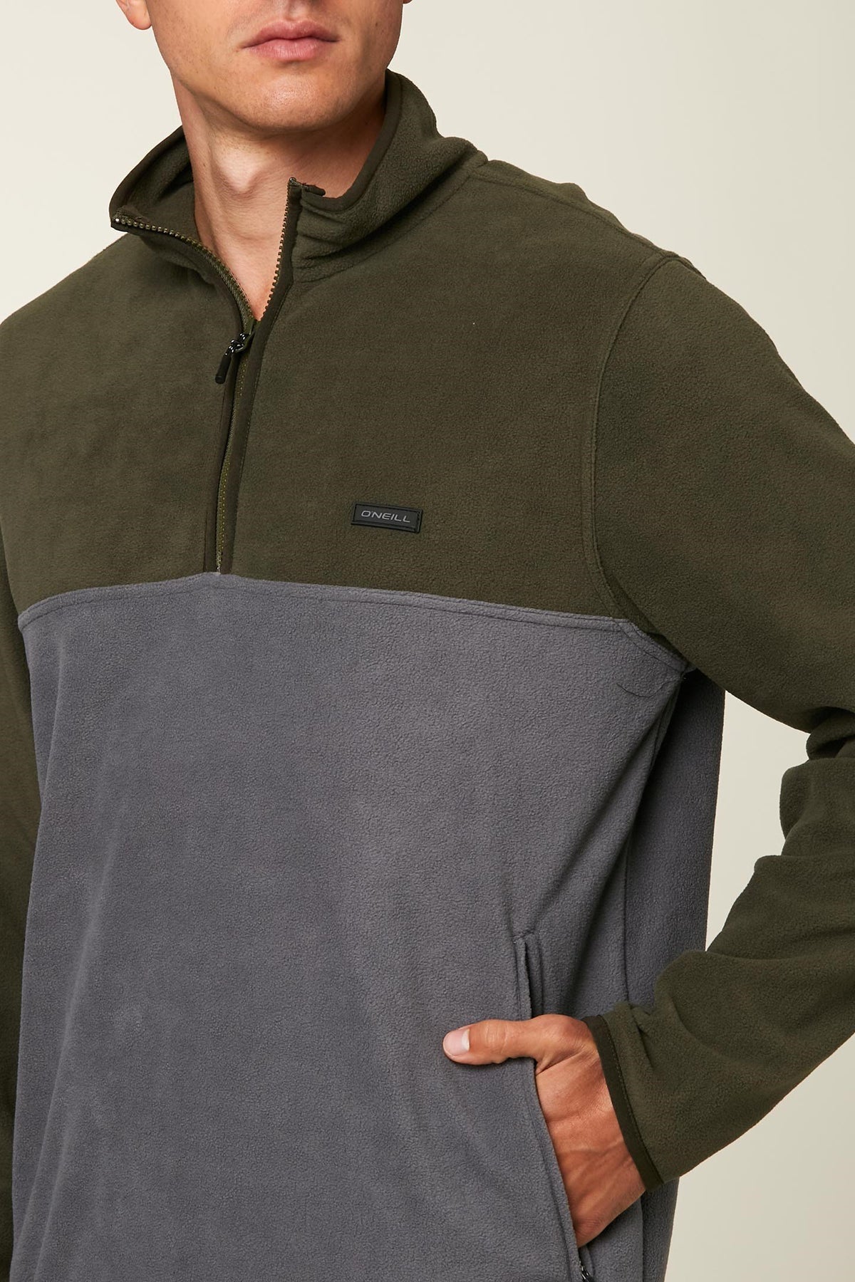 MENS TRVLR CONWAY SUPERFLEECE PULLOVER