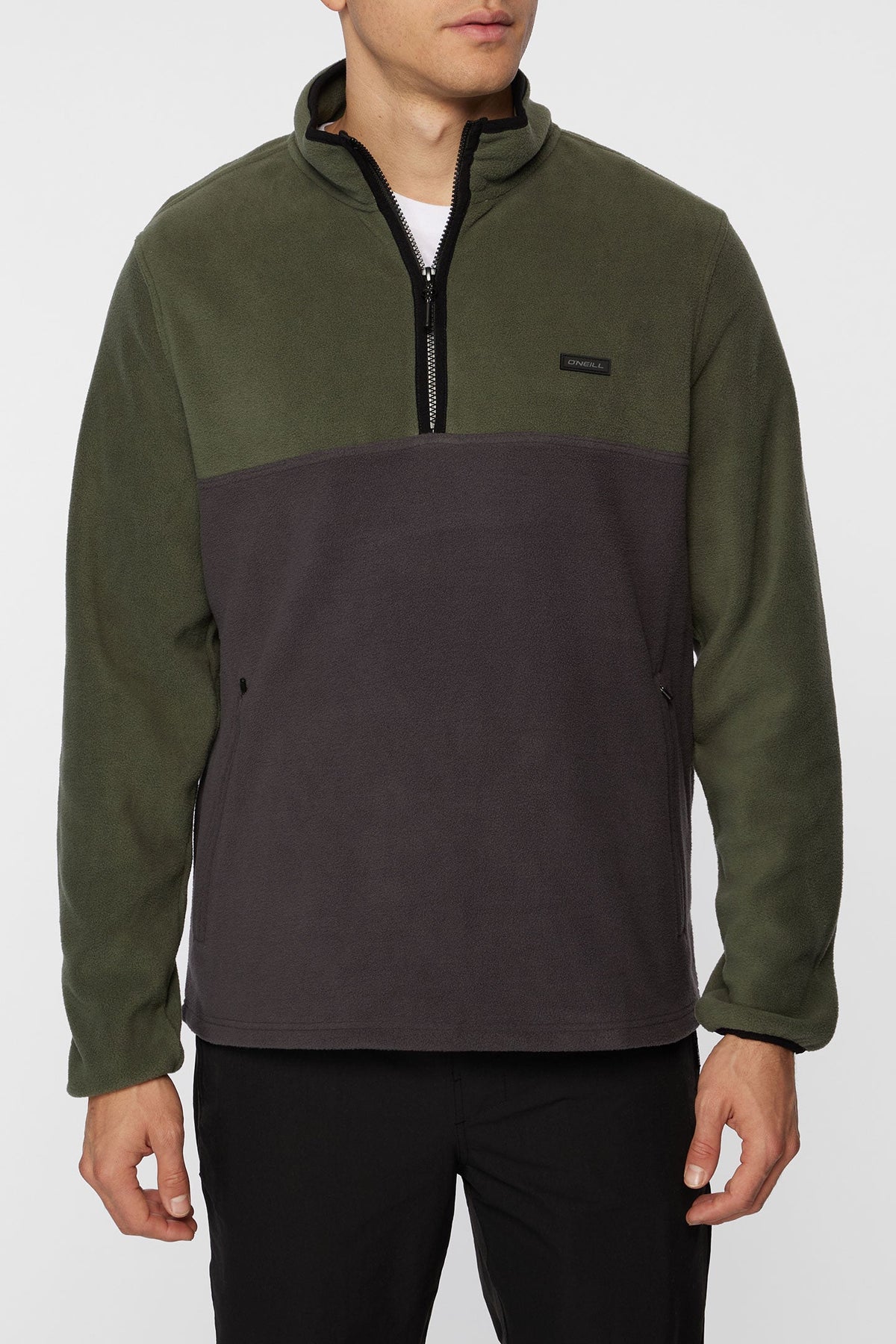 MENS TRVLR CONWAY SUPERFLEECE PULLOVER