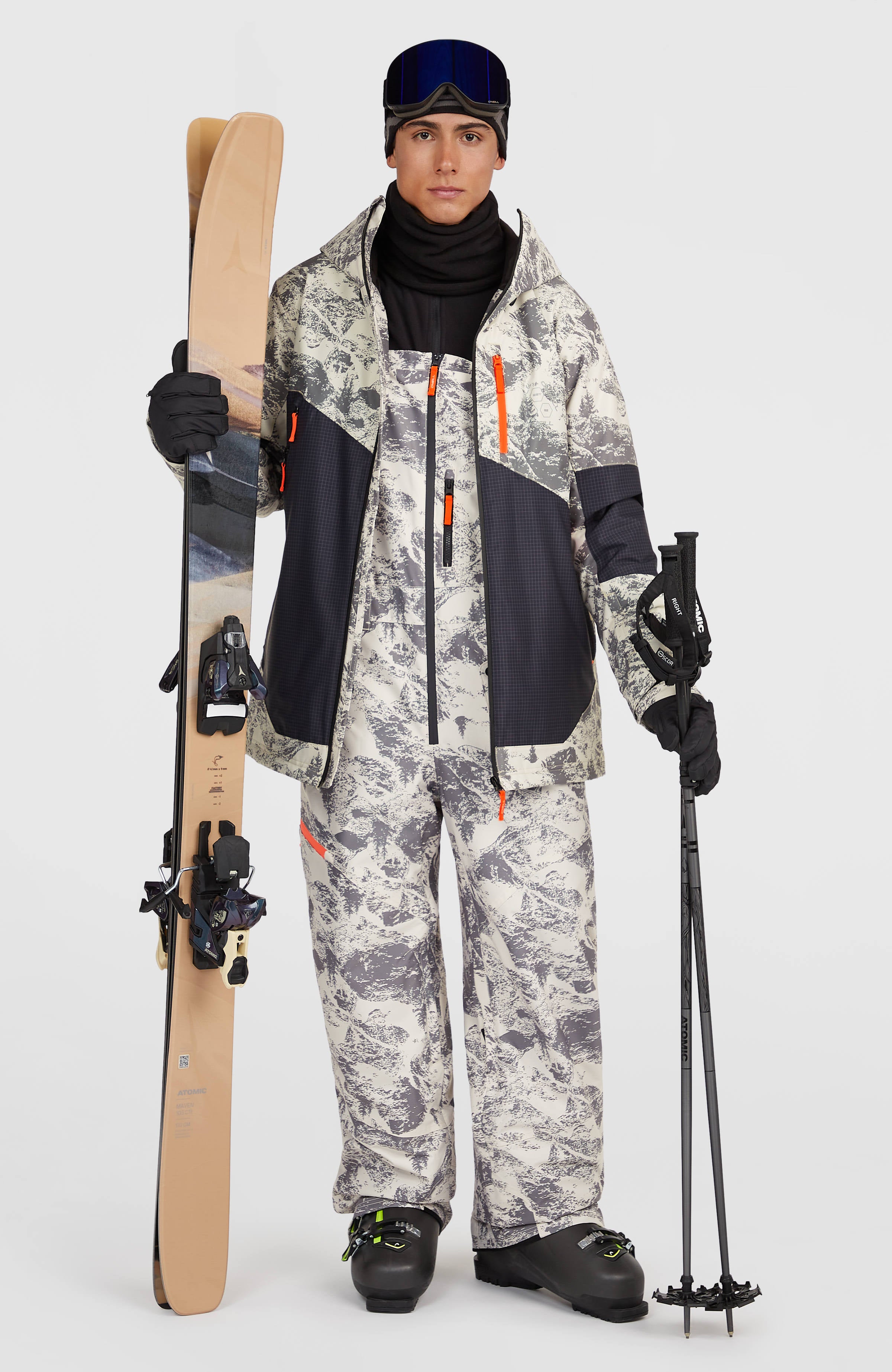 FWC`PEAK FIRE BIB SNOW PANTS