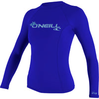 WOMENS BASIC L/S RASH GUARD