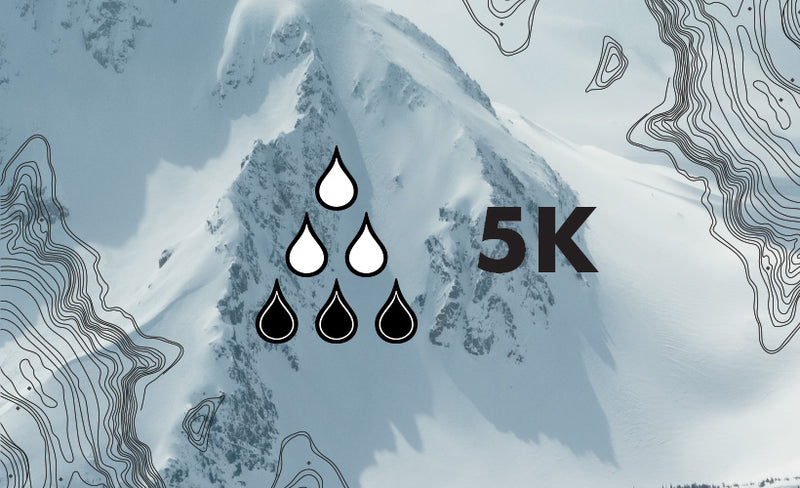 Indice d'imperméabilité à l'eau et respirabilitée de 5K
