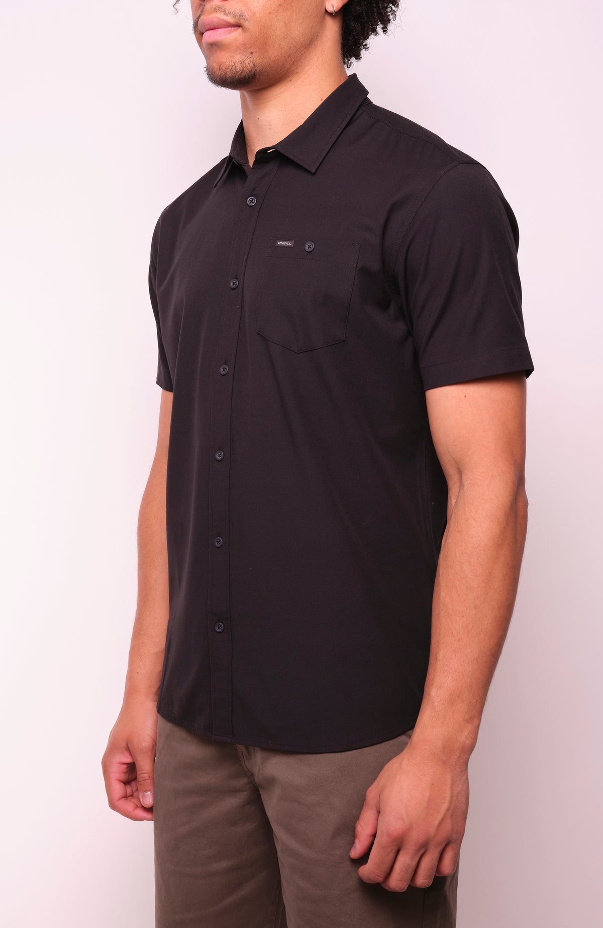 LIGHT CHECK HYBRID WOVEN TEE