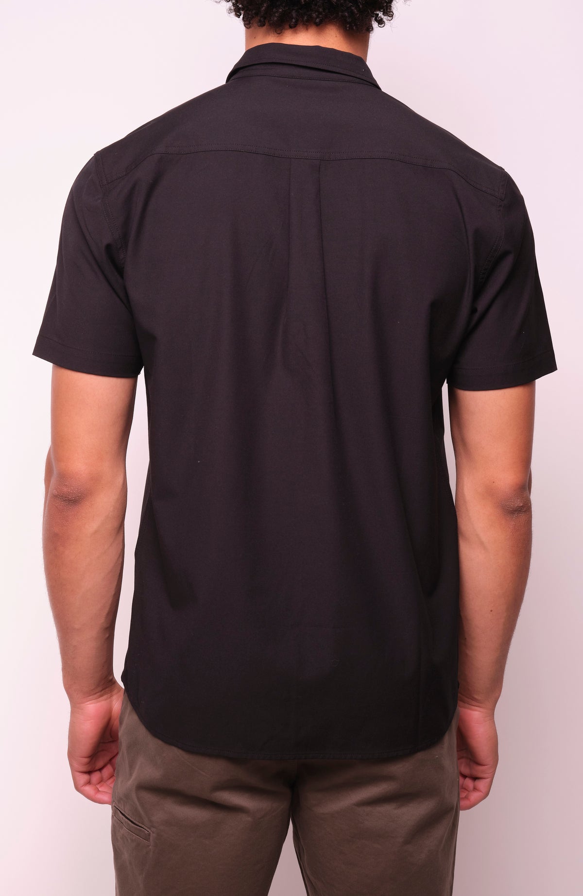 LIGHT CHECK HYBRID WOVEN TEE