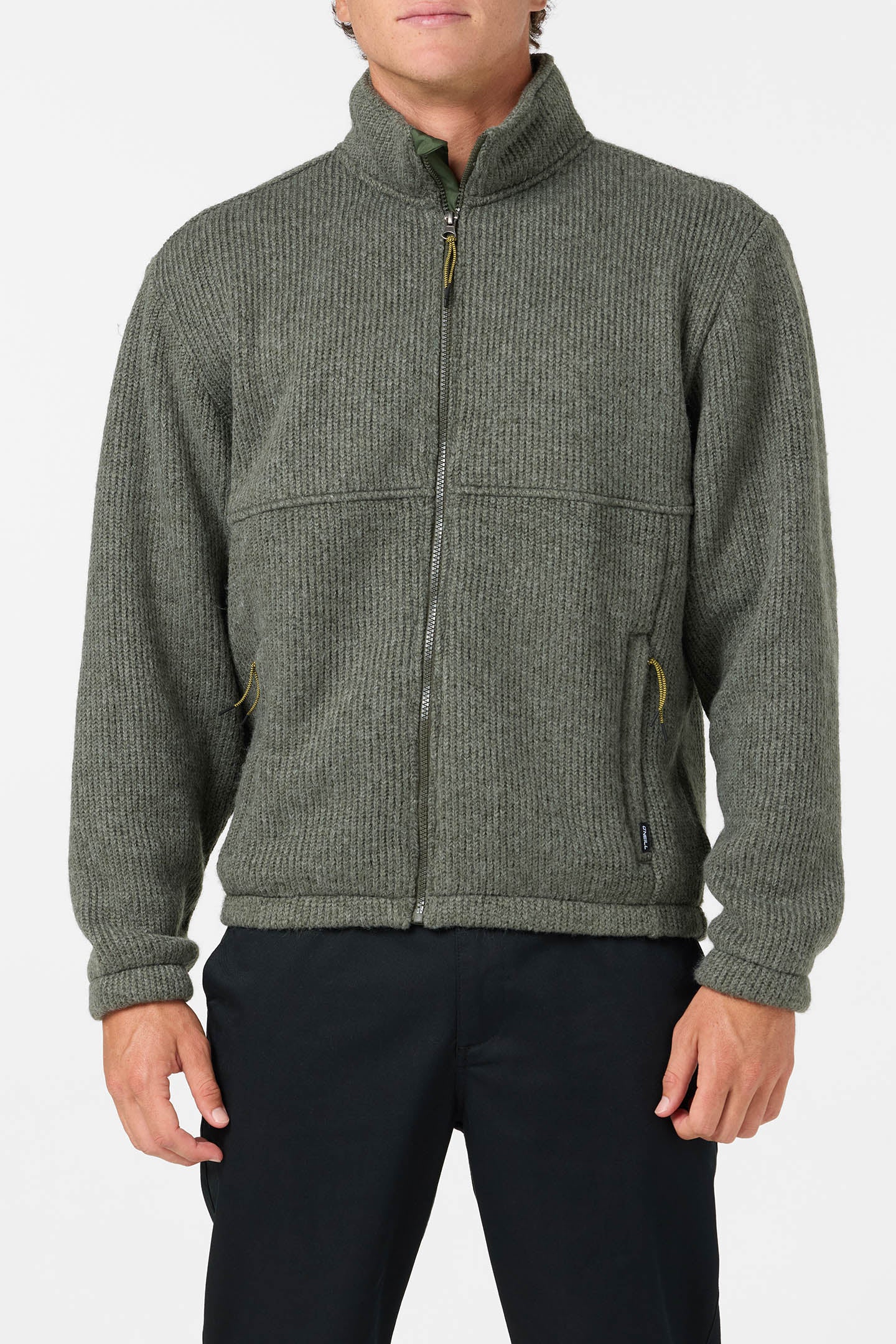 MOCK NECK ZIP FLEECE