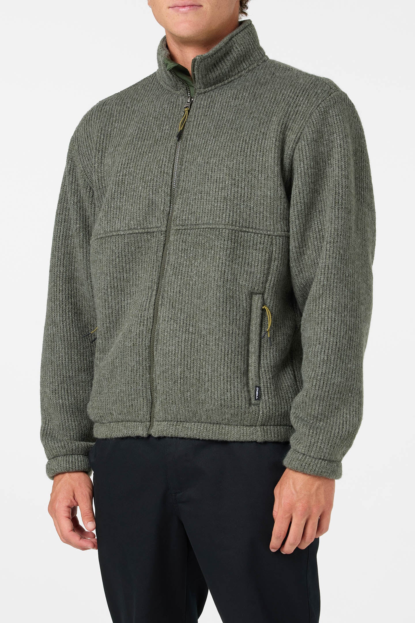 MOCK NECK ZIP FLEECE
