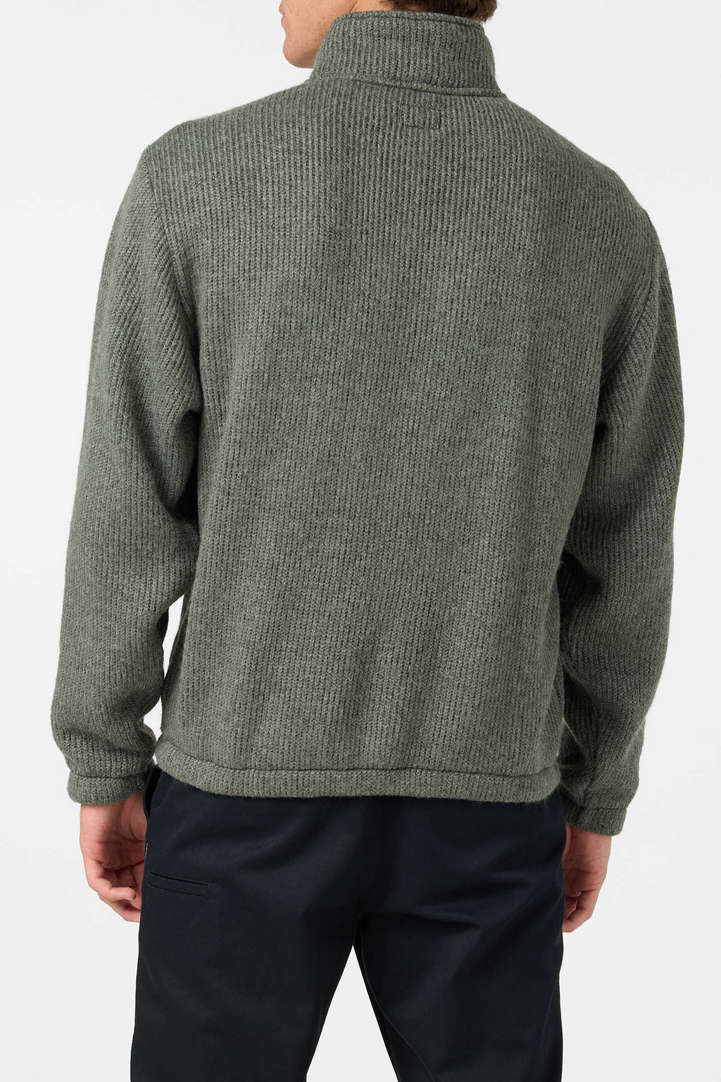 MOCK NECK ZIP FLEECE
