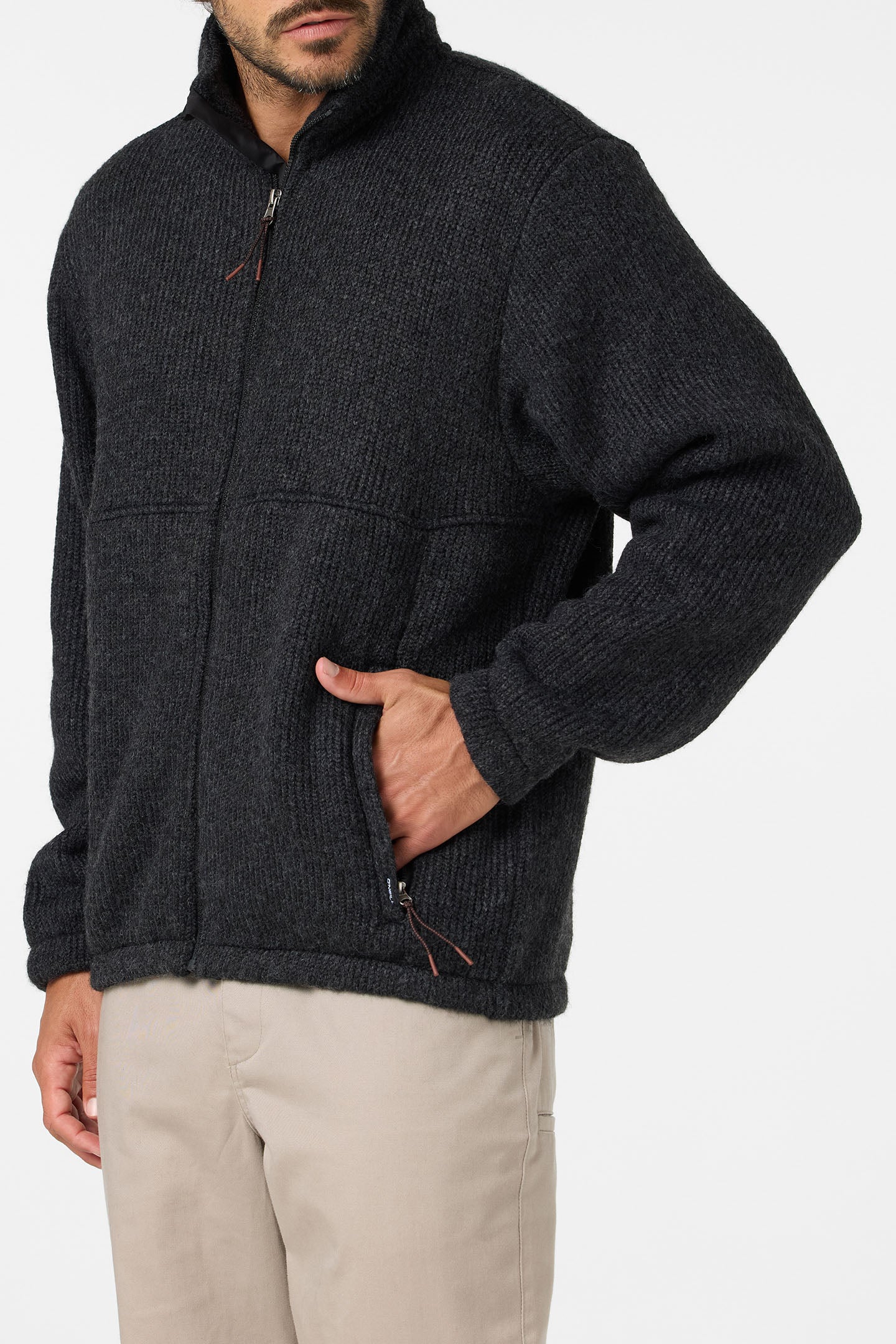 MOCK NECK ZIP FLEECE