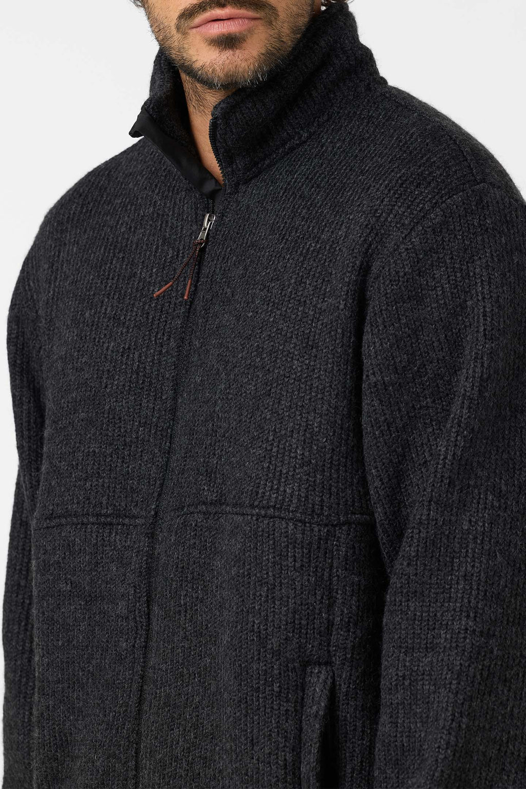 MOCK NECK ZIP FLEECE