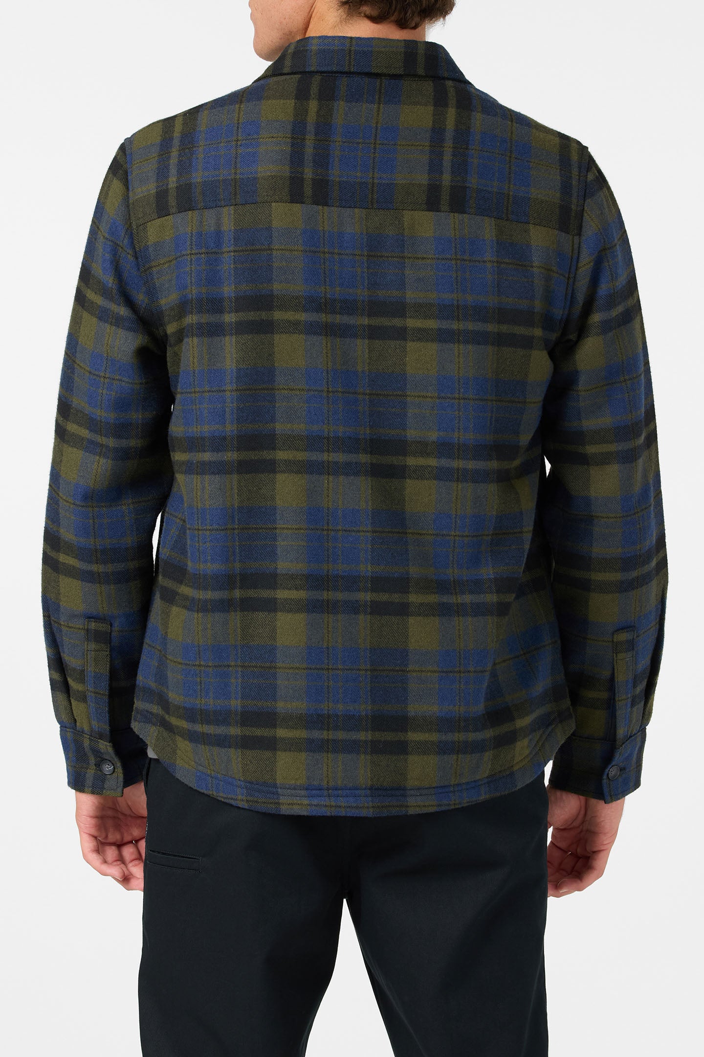 PLAID HIGH PILE LINED JACKET