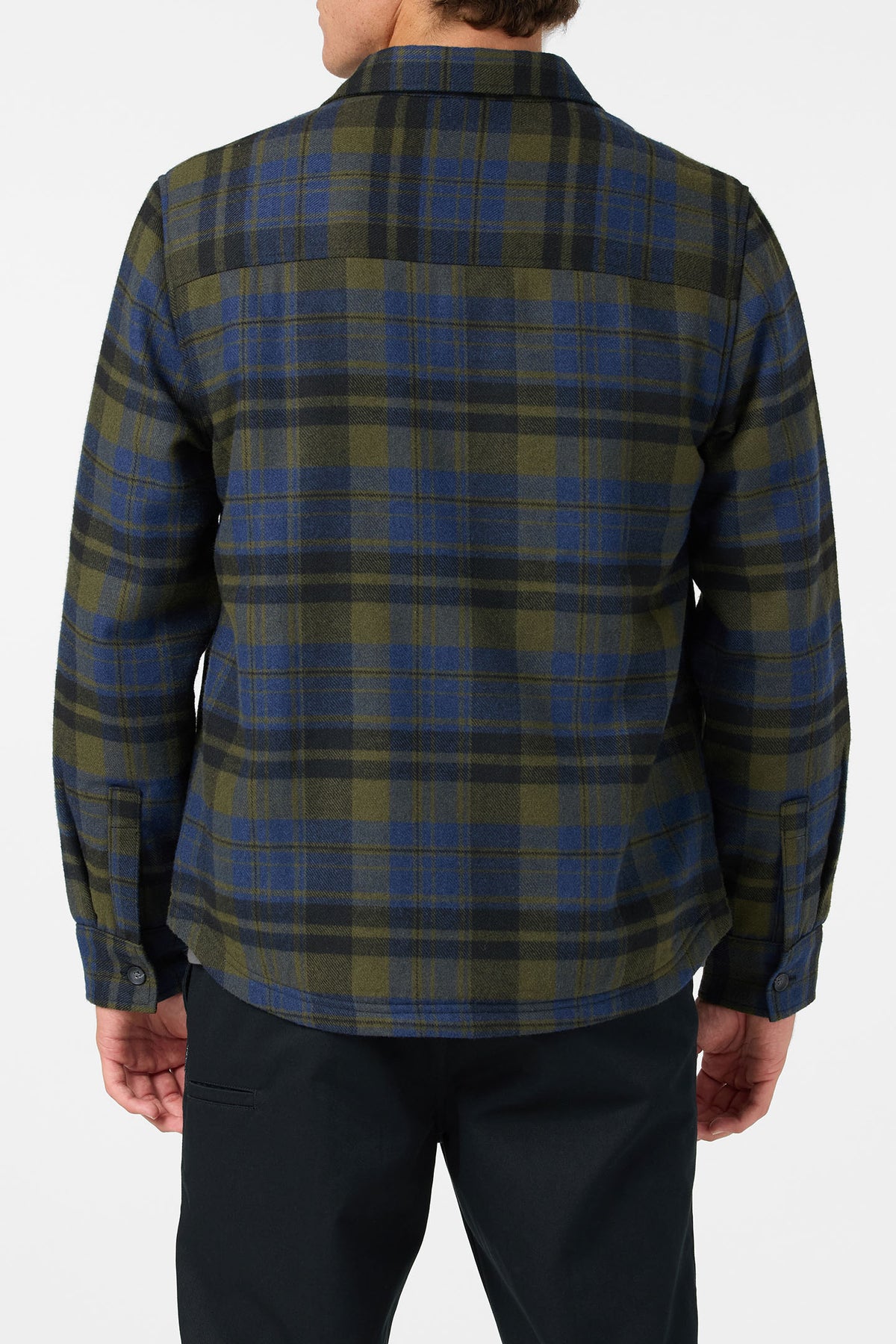 PLAID HIGH PILE LINED JACKET
