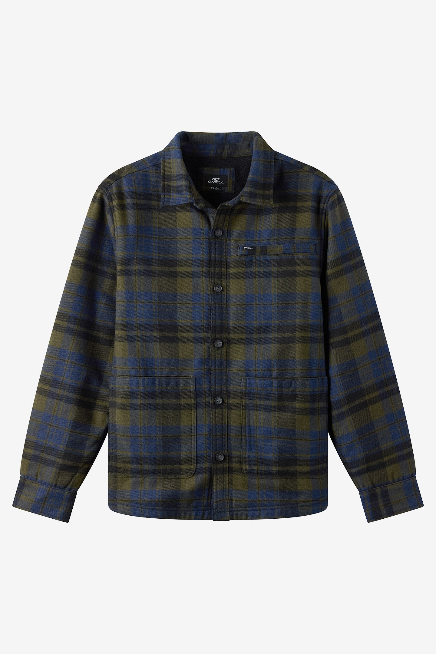 PLAID HIGH PILE LINED JACKET
